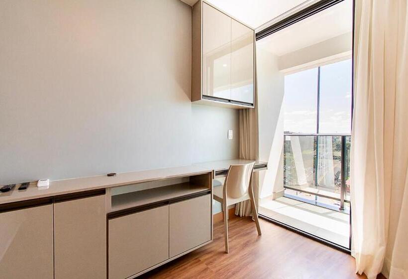 اتاق استاندارد با بالکن, Prime Stay   Flats Particulares   Athos Bulcão