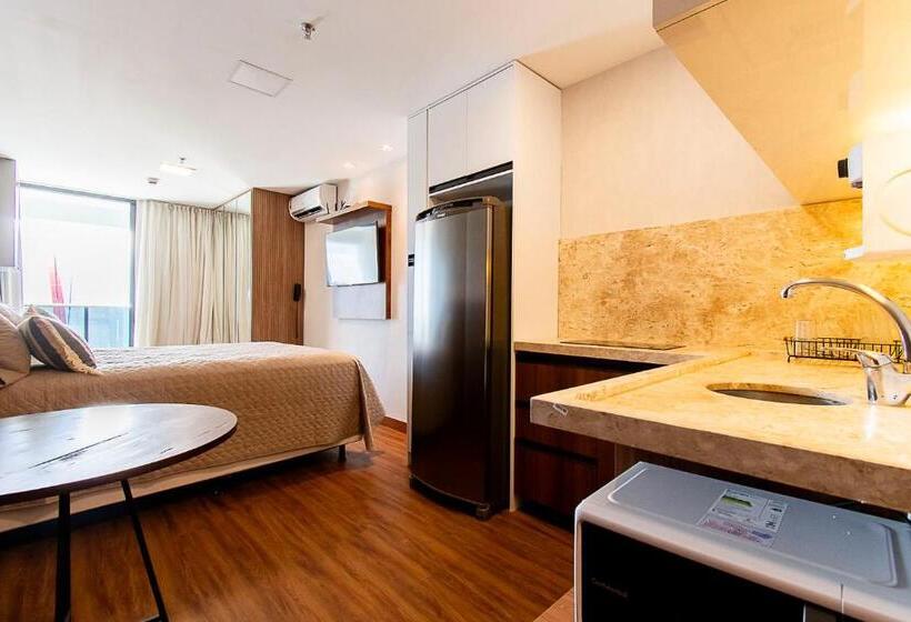 اتاق استاندارد با بالکن, Prime Stay   Flats Particulares   Athos Bulcão