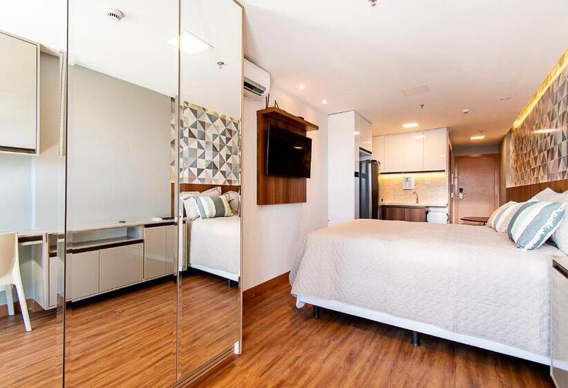 اتاق استاندارد با بالکن, Prime Stay   Flats Particulares   Athos Bulcão