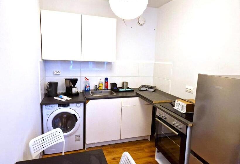 آپارتمان 1 خوابه با بالکن, Monteurwohnung Workere S Apartment Gera