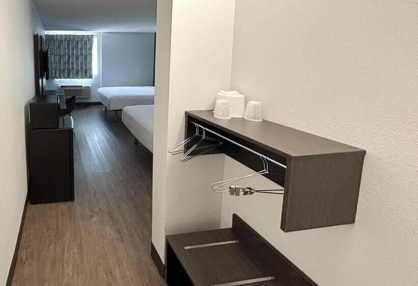 اتاق استاندارد برای معلولان, Studio 6 Suites Carson, Ca