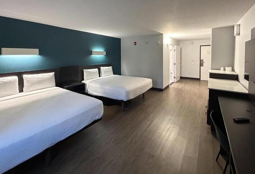 اتاق استاندارد برای معلولان, Studio 6 Suites Carson, Ca