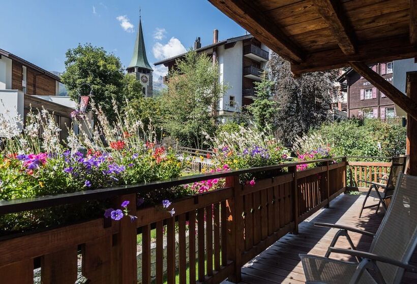 اتاق استاندارد با بالکن, Matterhorn Lodge Boutique Hotel & Apartments