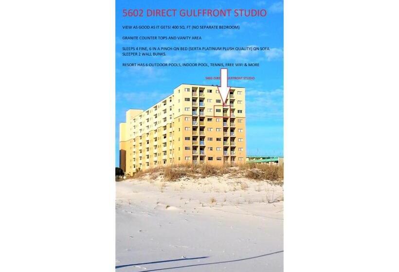 استودیوی استاندارد با چشم‌انداز دریا, Gulf Shores Plantation Condos
