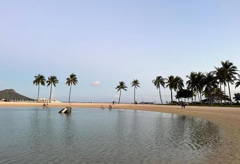 آپارتمان 1 خوابه با چشم‌انداز دریا, Waikiki Beach Experience! Luxury Oceanview Suite!