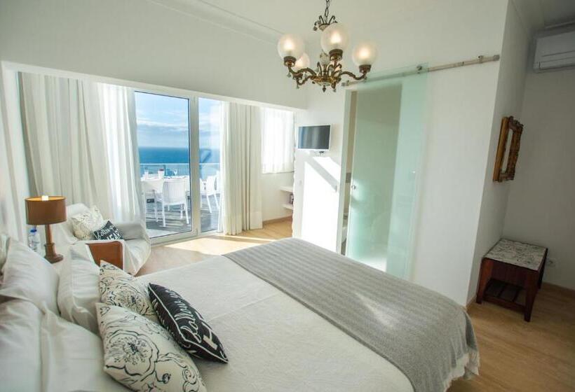 اتاق استاندارد با بالکن و چشم‌انداز دریا, Vila Fortaleza