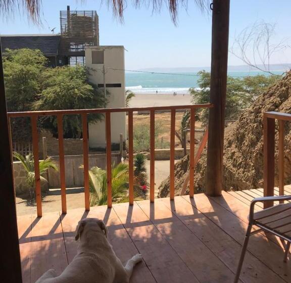 اتاق استاندارد چهارنفره با بالکن, Lobitos Eco Lodge