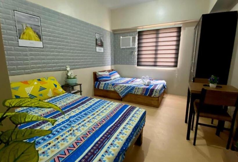اتاق خانوادگی, Cebu City Proper Across Sm City Cebu With Two Beds