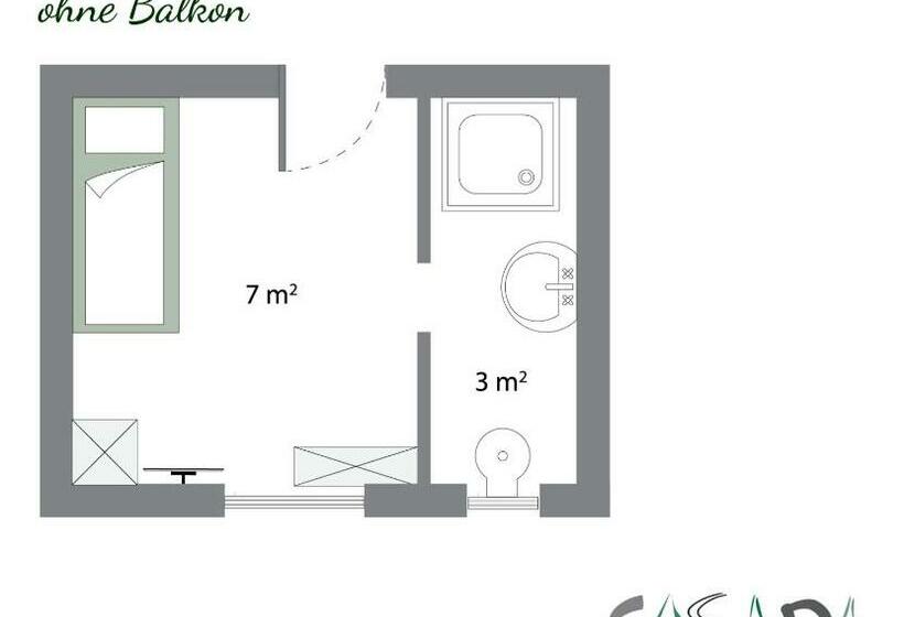 اتاق استاندارد یک نفره, Casada   Inklusive Sommer Card