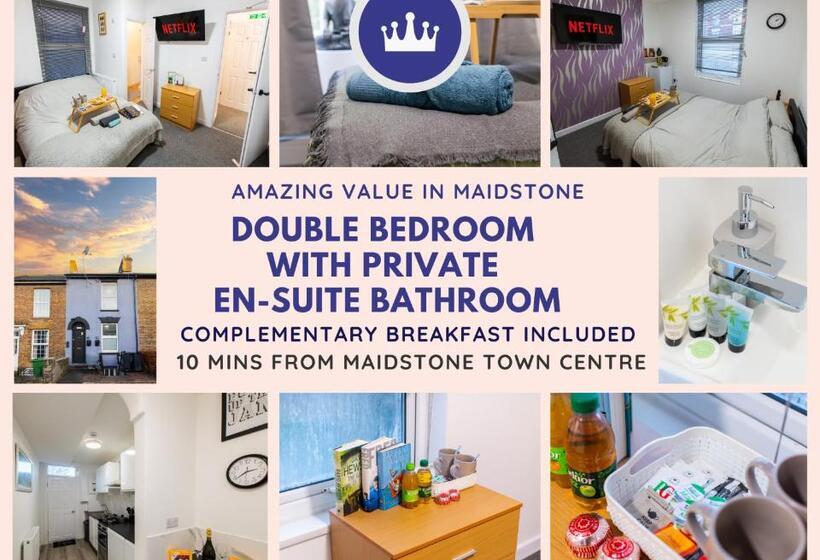 اتاق استاندارد, Premium En Suite Double Bedrooms In Central Maidstone With Breakfast