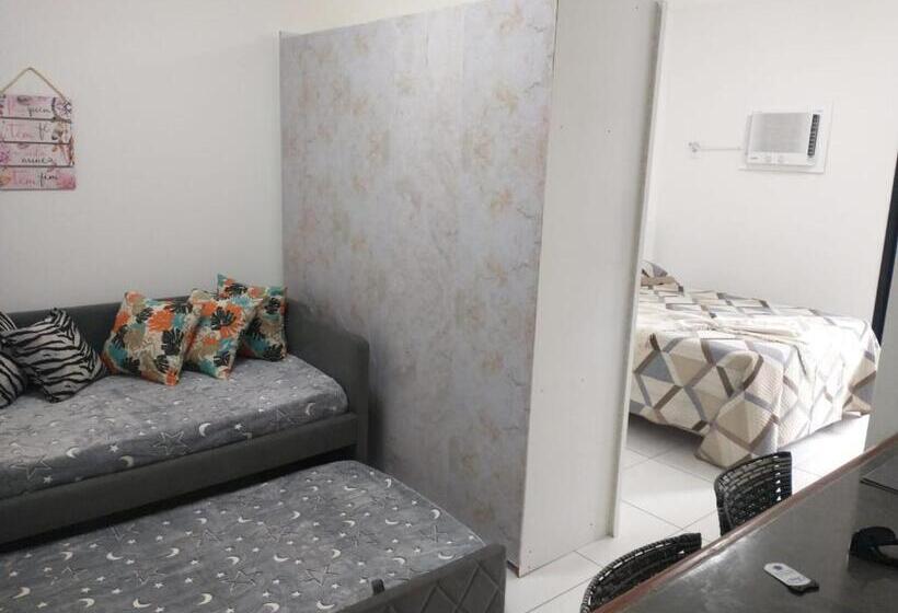 آپارتمان 1 خوابه, Flat São Vicente 5 Minutos Da Praia