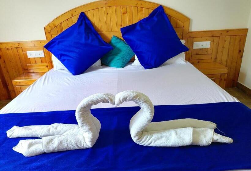 اتاق استاندارد با چشم‌انداز کوهستان, Elegance Retreat Manali Luxury Boutique Stay