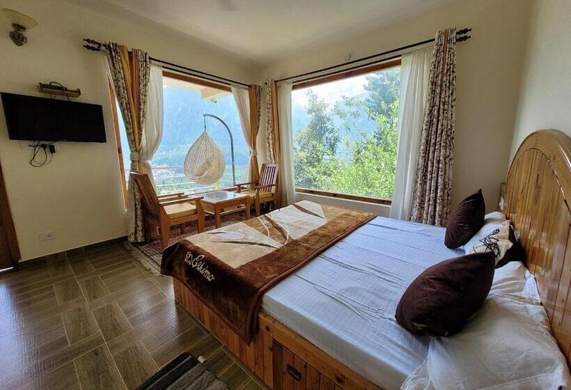 اتاق استاندارد با بالکن, Elegance Retreat Manali Luxury Boutique Stay