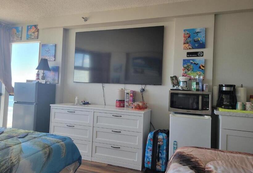 استودیوی استاندارد با چشم‌انداز دریا, Beautiful Oceanview Condo With 75 Inch Tv