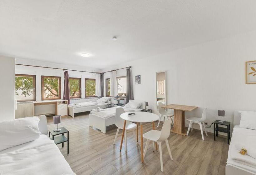 استودیوی استاندارد, Home2stay Apartmenthaus Heilbronn City Kitchen Parking Highspeed Wifi Washroom