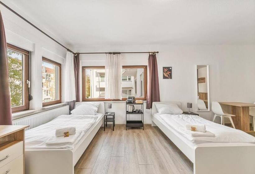 استودیوی استاندارد, Home2stay Apartmenthaus Heilbronn City Kitchen Parking Highspeed Wifi Washroom