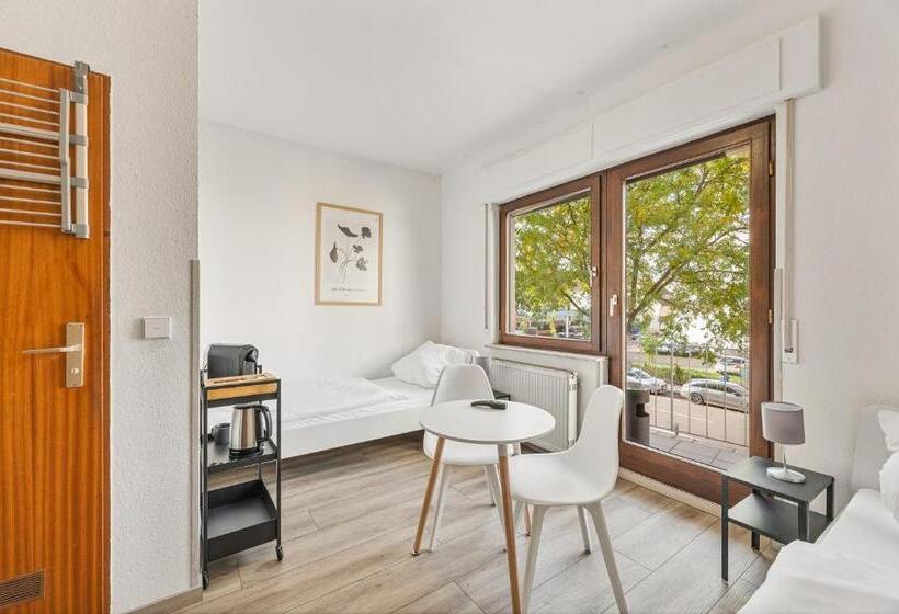 اتاق استاندارد با بالکن, Home2stay Apartmenthaus Heilbronn City Kitchen Parking Highspeed Wifi Washroom