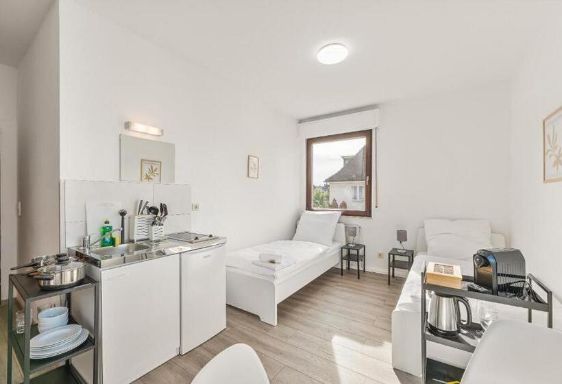 استودیوی استاندارد, Home2stay Apartmenthaus Heilbronn City Kitchen Parking Highspeed Wifi Washroom