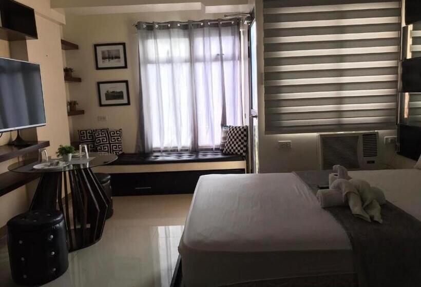 침실 1개 아파트, Mabolo Garden Flat A9 Rooftop Pool Shortwalk To Ayala Mall