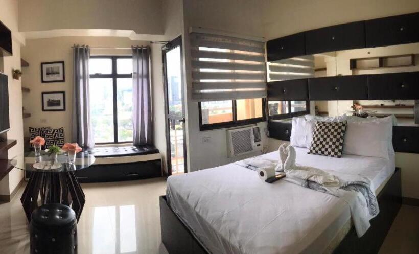 침실 1개 아파트, Mabolo Garden Flat A9 Rooftop Pool Shortwalk To Ayala Mall