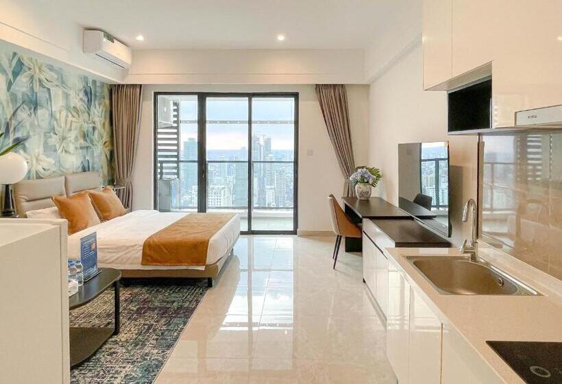 آپارتمان لوکس 1 خوابه, Phnom Penh Huan Yu Center Hotel & Residence 金边寰宇中心酒店公寓