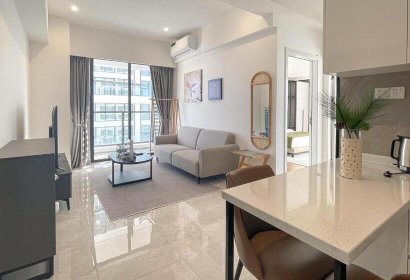 آپارتمان 2 خوابه, Phnom Penh Huan Yu Center Hotel & Residence 金边寰宇中心酒店公寓