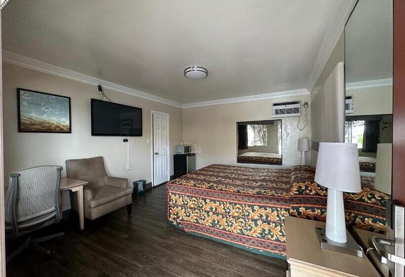 اتاق استاندارد با تخت بزرگ, Flamingo Motel Oxnard
