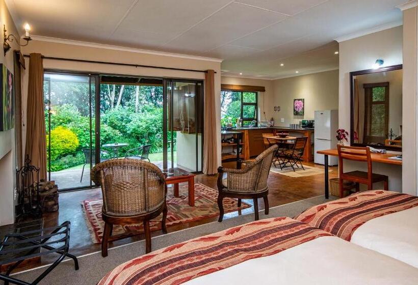 اتاق استاندارد با چشم‌انداز باغ, Kuhestan Farm Cottages