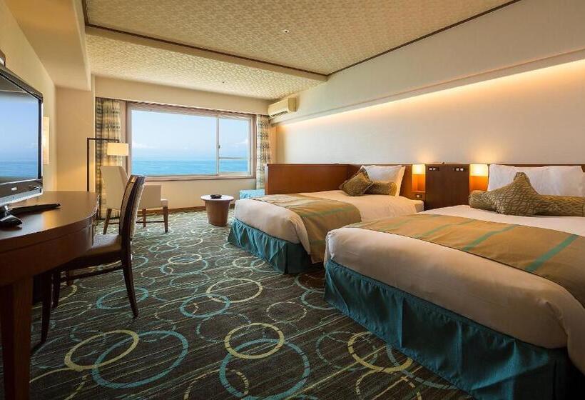 اتاق استاندارد با چشم‌انداز دریا, 焼津グランドホテル