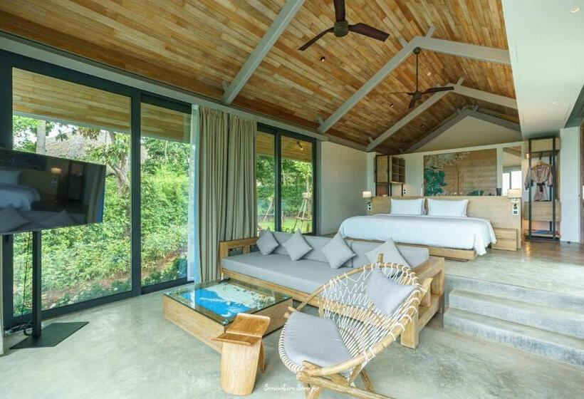 ویلای یک اتاق خوابه با استخر شنا, Villa Escape Burasari