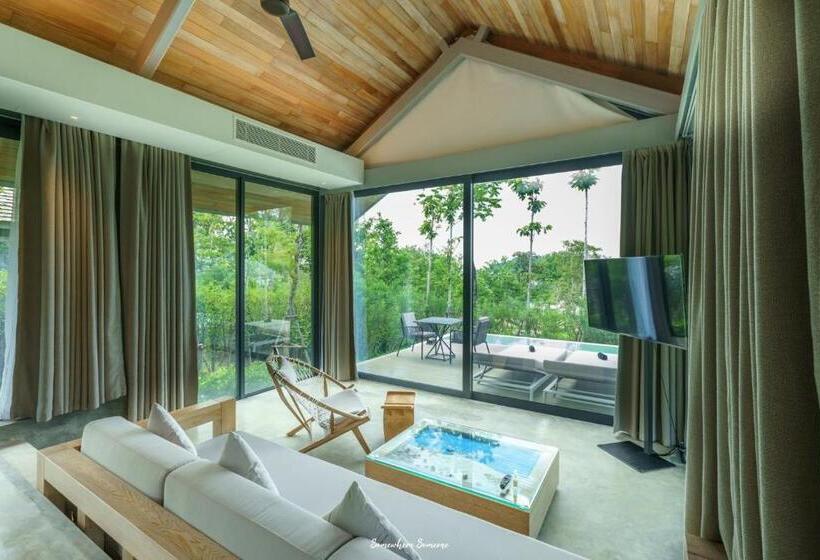 ویلای یک اتاق خوابه با استخر شنا, Villa Escape Burasari