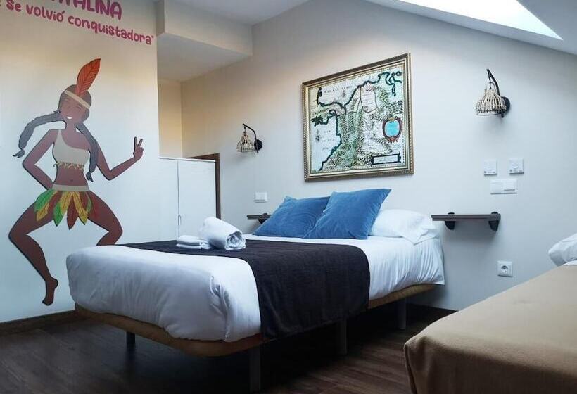 اتاق استاندارد سه نفره, El Indio Chocolatería Boutique Hostel