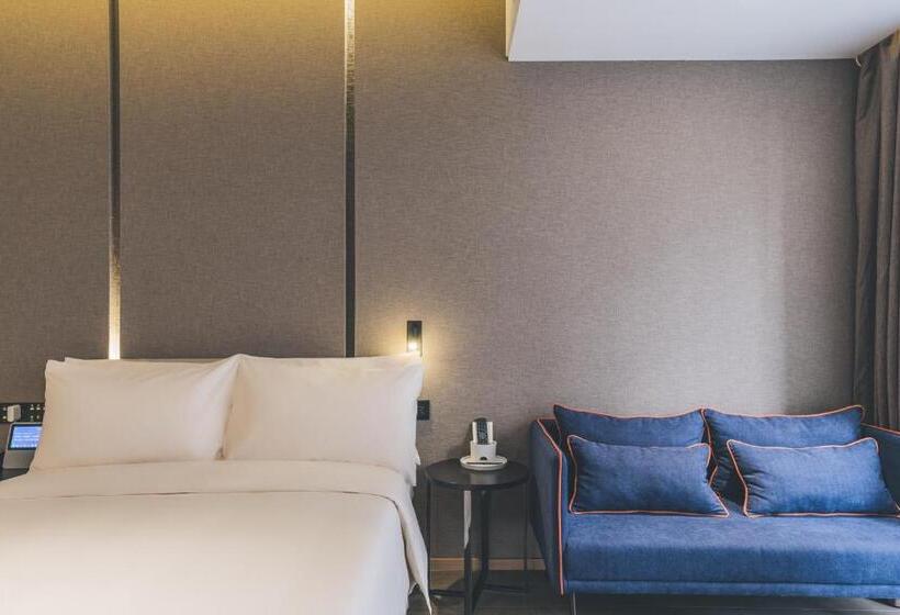 اتاق اجرایی با تخت بزرگ, Atour Hotel East Nanjing Road Near The Bund