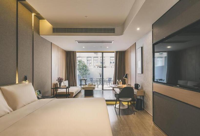 اتاق استاندارد با تخت بزرگ, Atour Hotel East Nanjing Road Near The Bund
