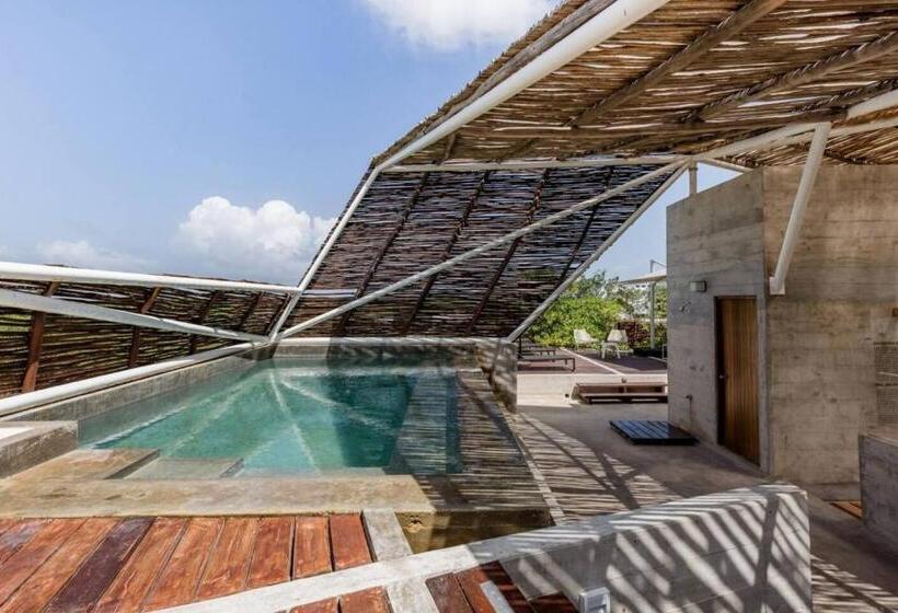 آپارتمان 1 خوابه با تراس, Casa De Piedra Tulum