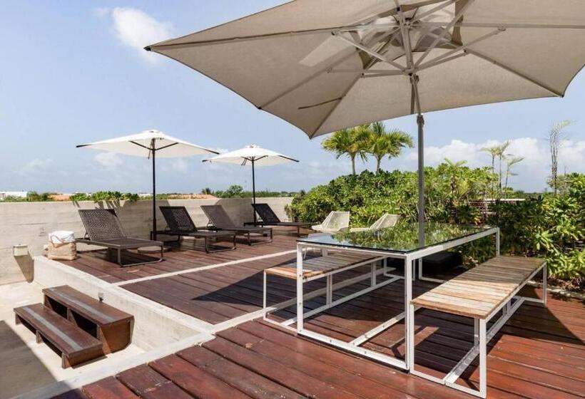 آپارتمان 1 خوابه با تراس, Casa De Piedra Tulum