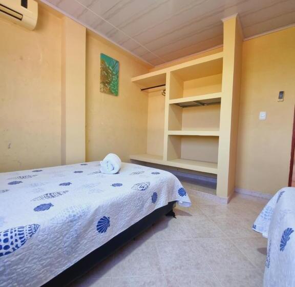 דירה בת חדר שינה 1 עם מרפסת, Posada Seven Colours Ocean