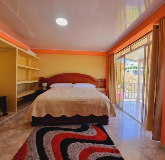 חדר סטנדרט עם מרפסת, Posada Seven Colours Ocean