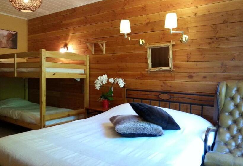 اتاق استاندارد چهار تخته, La Villa Roannaise