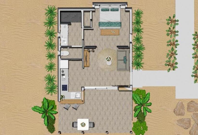بانگلوی استاندارد, Niu Beach Hôtel Moorea