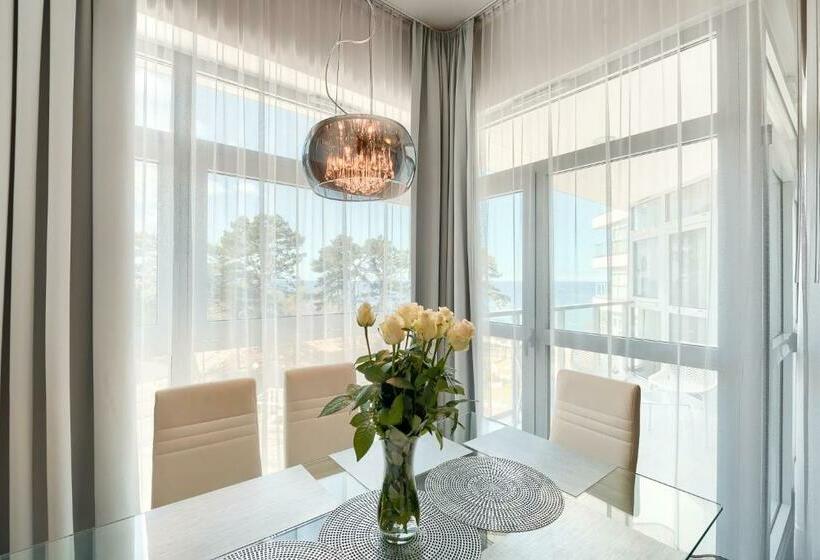 آپارتمان 1 خوابه با چشم‌انداز دریا, Dune Resort Mielno   A
