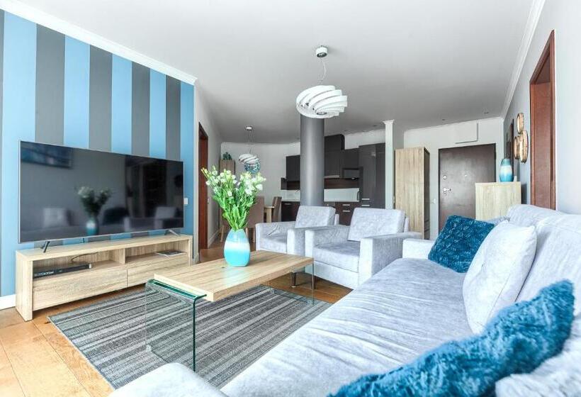 آپارتمان 2 خوابه با چشم‌انداز دریا, Dune Resort Mielno   A