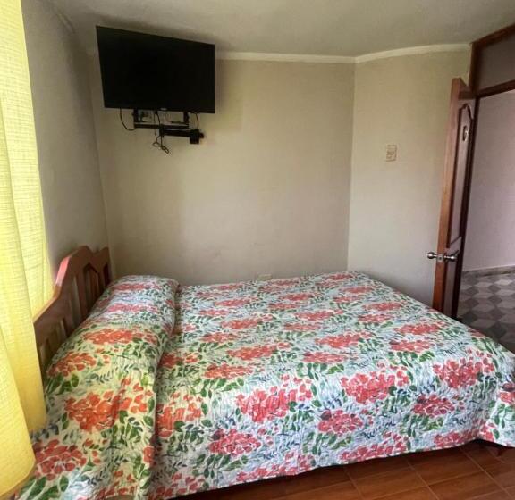 اتاق استاندارد با 2 تخت دوبل, Hostal Alborada
