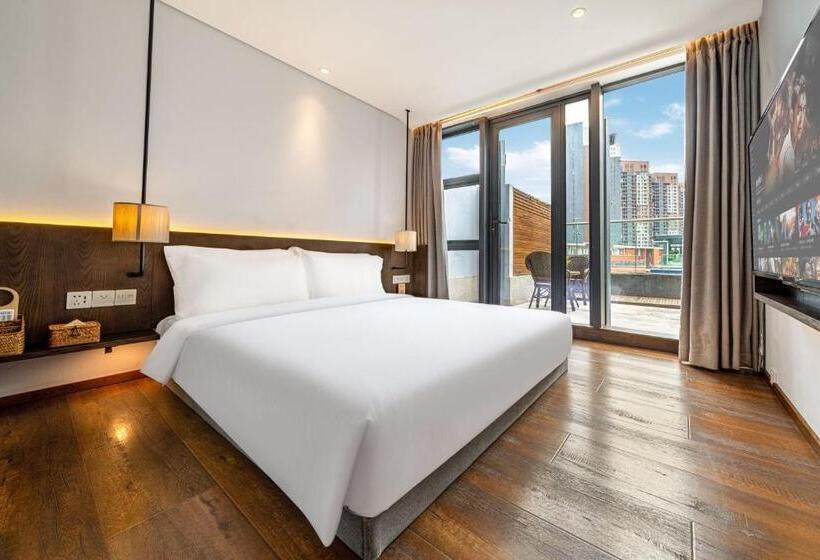 اتاق لوکس, Wuyu Hotel   Chongqing Jiangbei Airport & Light Rail