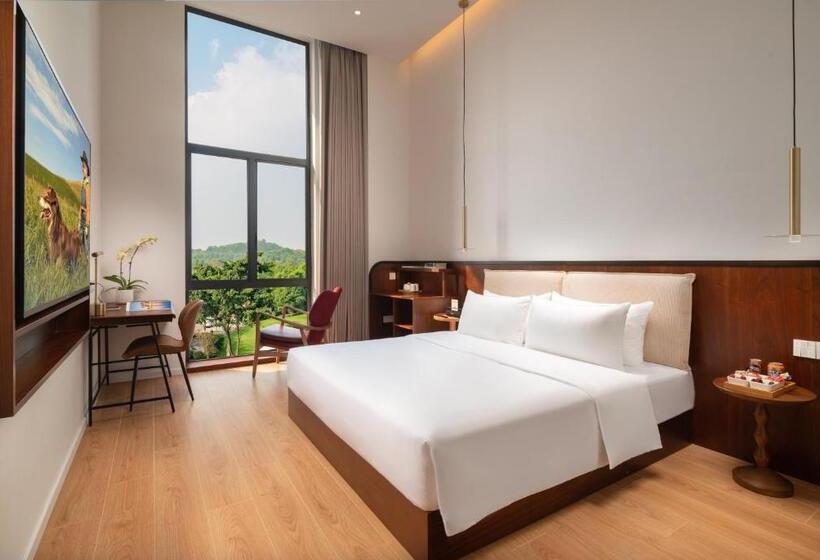 اتاق سوپریور با تخت بزرگ, Wuyu Hotel, Smart Park & Happy Valley Jinshansi Metro