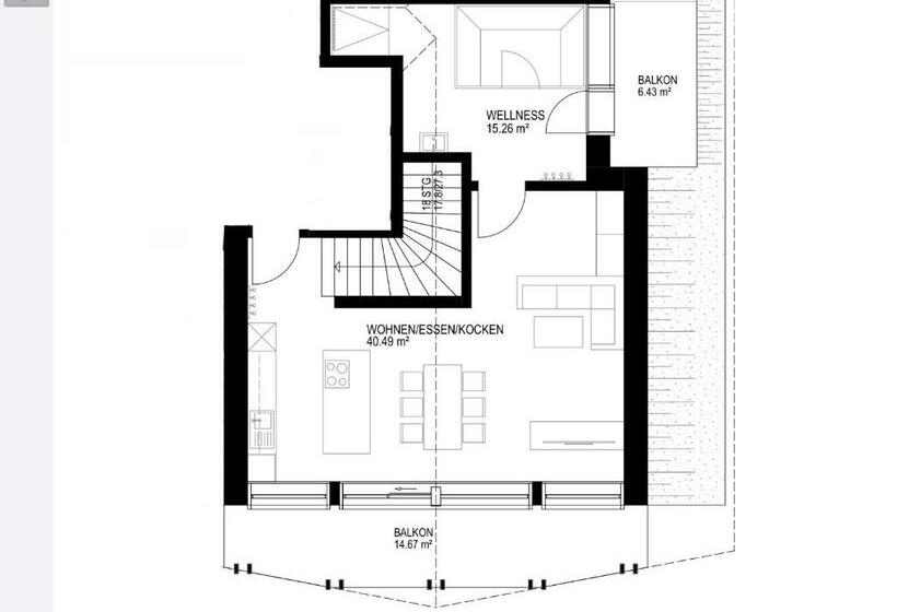 1 Bedroom Penthouse Apartment, Leni Mountain Lodge