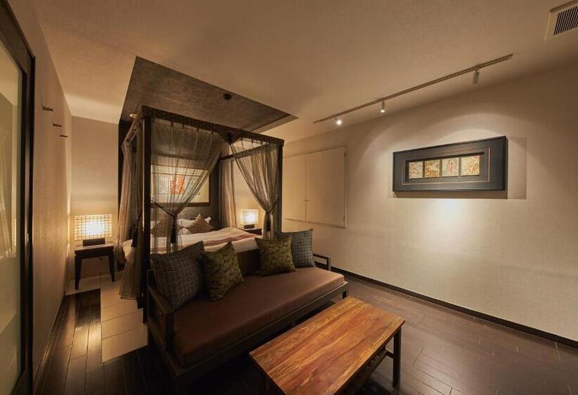 اتاق لوکس با تخت بزرگ, Sake Kura Hotel 川崎宿