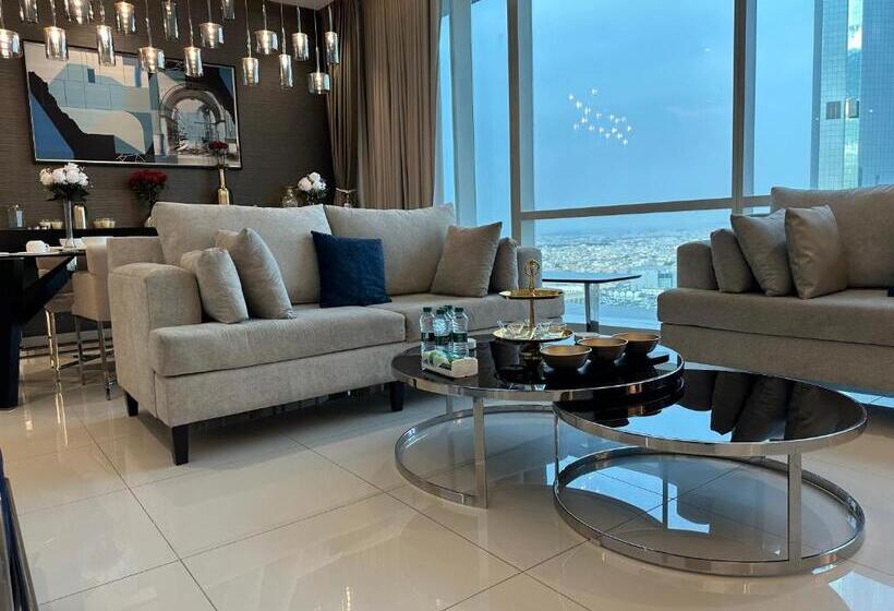 سوئیت 2 خوابه, شقق برج داماك Luxury Apartments In Damac Tower Riyadh