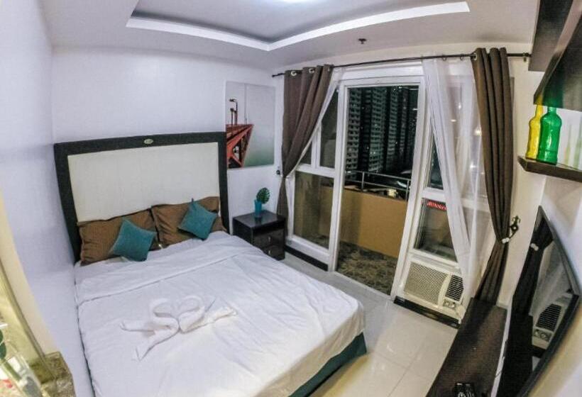 Standard Studio Havsutsikt, Enjoy Free Sauna And Pool Access, Save 70 Percent This Month On A Deluxe Unit In Manila With A Balco