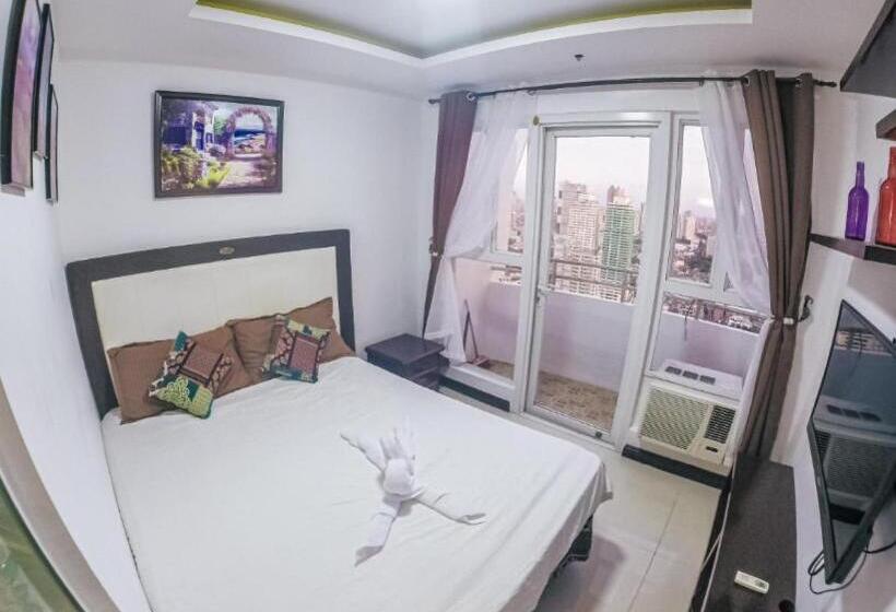 Standard Studio Havsutsikt, Enjoy Free Sauna And Pool Access, Save 70 Percent This Month On A Deluxe Unit In Manila With A Balco